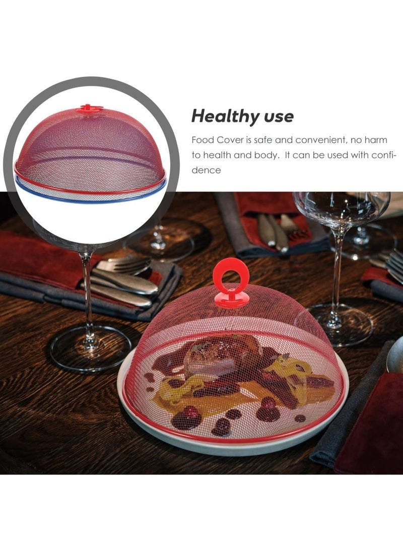 غطائين للطعام، غطاء قابل للطي للحماية من الحشرات، غطاء شبكي للمطبخ والحديقة، حماية الطعام لحفلات الشواء والبوفيهات - Image 2